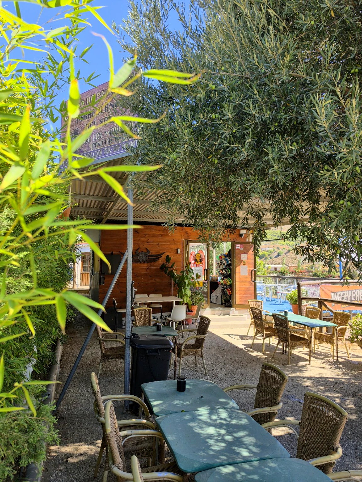 DiscGolfPark Mijas Pro Shop terrace